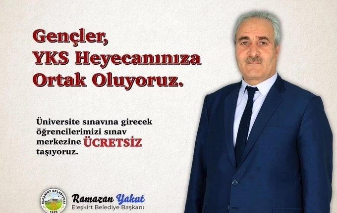 Öğrenciler Eleşkirt’ten Ağrı’ya sınav günü ücretsiz taşınacak