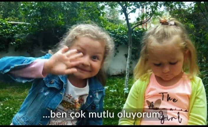 Polis çocuklarından neşelendiren Babalar Günü klibi