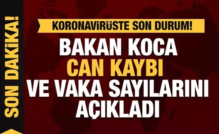 Sağlık Bakanlığı: Türkiye'de koronavirüs nedeniyle can kaybı 4.609'a yükseldi 03 Haziran 2020