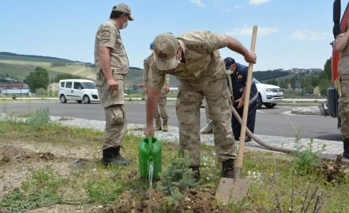 Sarıkamış’ta Jandarma 181. Yıldönümünü Ağaç Dikerek Kutladı