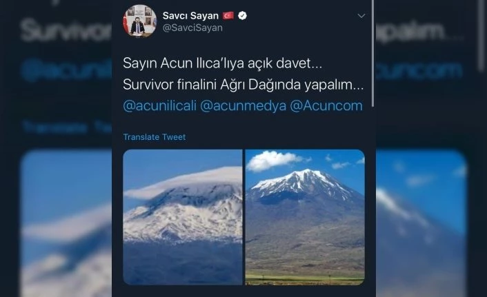 Sayan’dan, Acun Ilıcalı’ya davet
