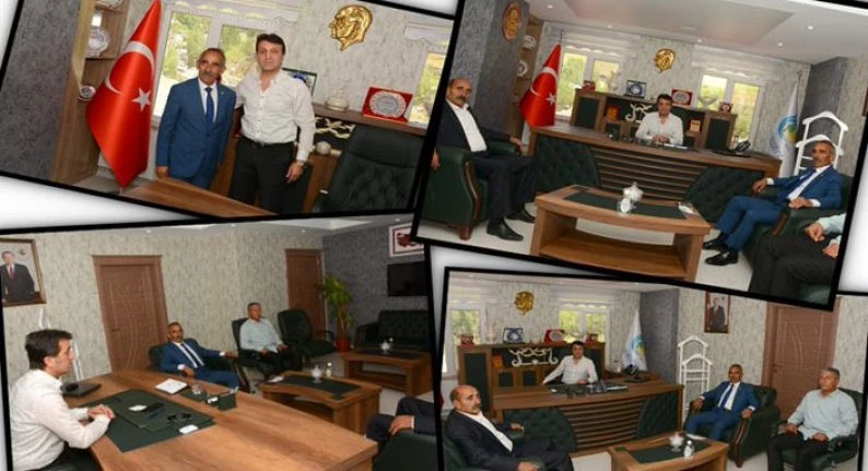 Şırnak İdil Belediye Başkanı Balica’dan Van Çatak Belediye Başkanı Şeylan’a ziyaret