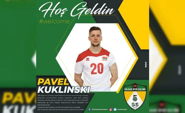 Solhanspor, Belaruslu smaçör Pavel Kuklinski ile anlaştı
