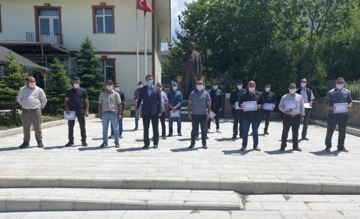 Sosyal Vefa Destek Grubuna başarı belgesi verildi