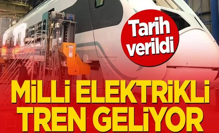 Ulaştırma ve Altyapı Bakanı Karaismailoğlu: Milli elektrikli tren 30 Ağustos'ta yay ve yol testlerine başlayacak