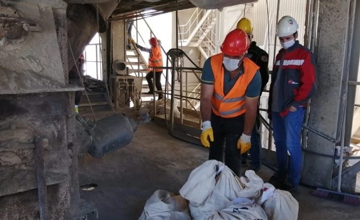 Van’da ele geçirilen 5,5 ton uyuşturucu imha ediliyor