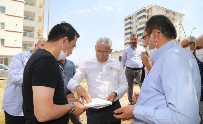 Yeşilçam sosyal tesisi için ilk kazma vuruldu