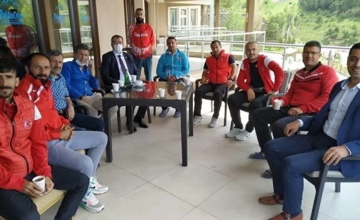 Atletlerin protokol mesaisi