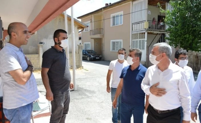 Çınar sokak sağlıklaştırmasını inceledi