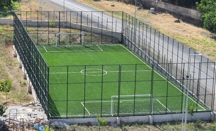 Futbol, voleybol ve basketbol sahalarının yapımı tamamlandı