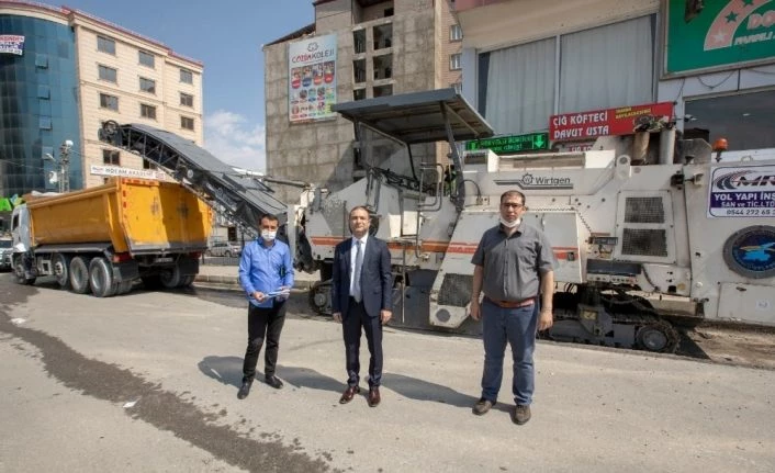 İpekyolu Koçibey Caddesi’nde değişim başladı