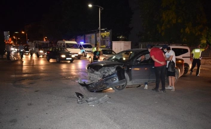 Malatya’da trafik kazası : 1 yaralı