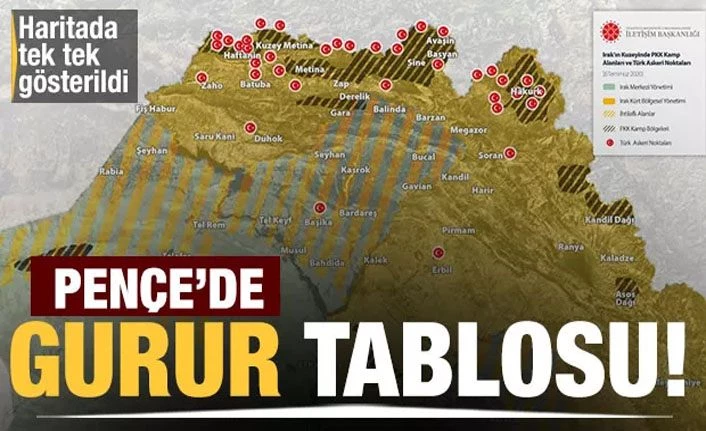 Mehmetçik Irak'ın kuzeyine Pençe'yi sağlam geçirdi