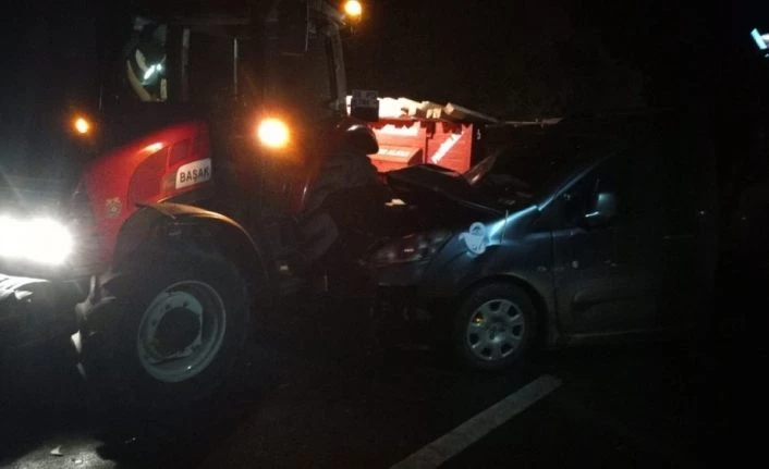 Pasinler’de trafik kazası: 1 ölü 3 yaralı