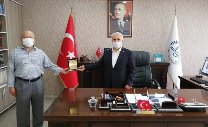 Patnos İlçe Müftüsü Kocatürk’ten İl Müftüsü Topçu’ya veda ziyareti