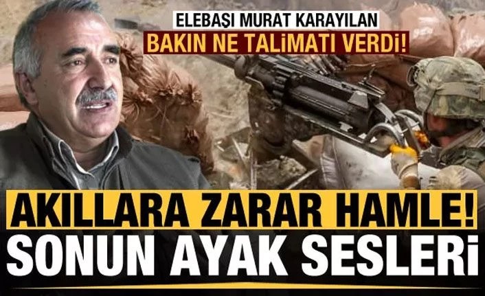PKK sona geldi! Akıllara zarar hamle, Karayılan talimat verdi...
