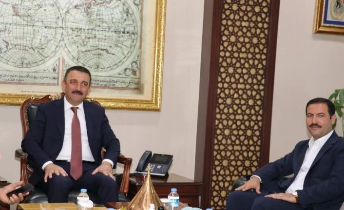 Tatvan heyetinden Siirt Valisi Hacıbektaşoğlu’na ziyareti