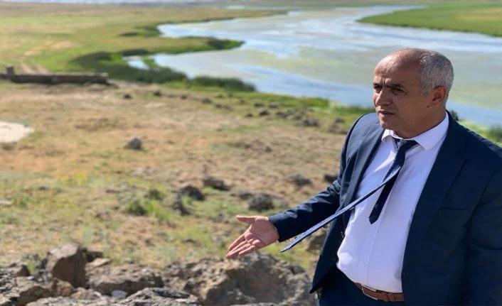 Van Çaldıran Belediyesinde millet bahçesi için keşif çalışması yapıldı