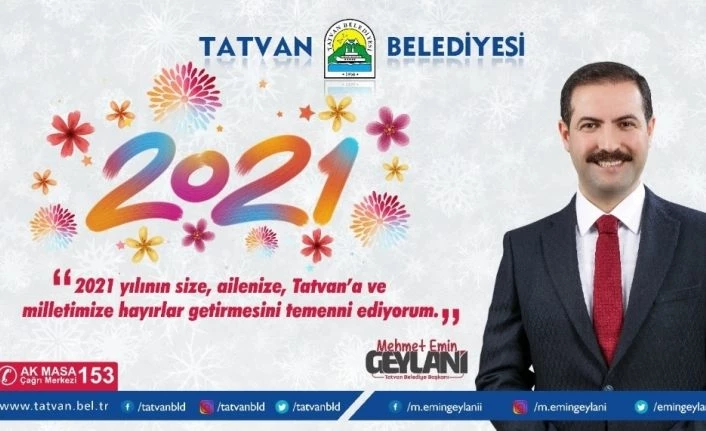 Başkan Geylani’den yeni yıl mesajı