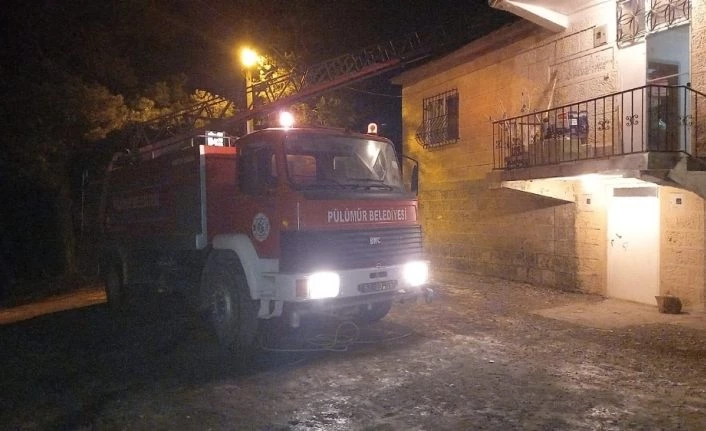 Tunceli’de yangını jandarma fark etti, itfaiye söndürdü