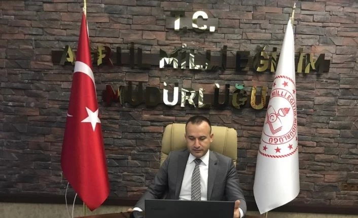 Ağrı Milli Eğitim Müdürü Tekin, yönetici ve STK temsilcileriyle bir araya geldi