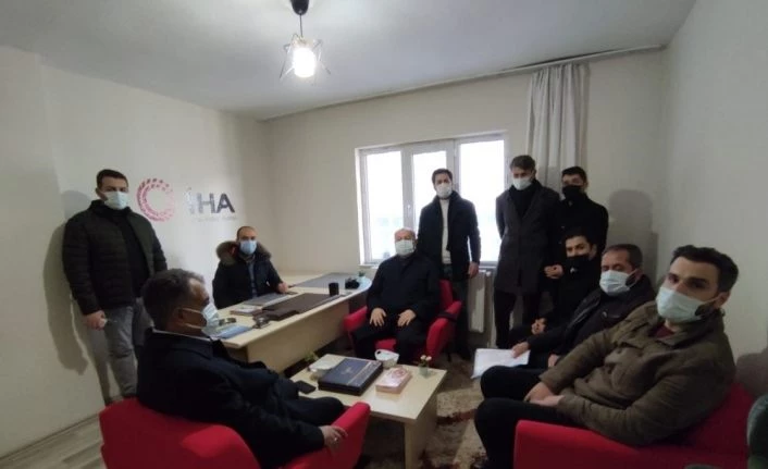 AK Parti Muş İl Başkanı Avcı’dan İHA’ya ziyaret