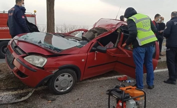 Akçadağ’da feci kaza: 1’i ağır 2 yaralı