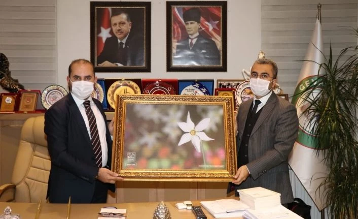 Başkan Say'dan, Gevaş Belediye Başkanı Sezer'e ziyaret