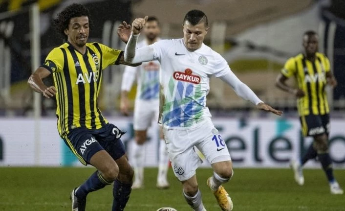 Fenerbahçe, Çaykur Rizespor engelini tek golle geçti