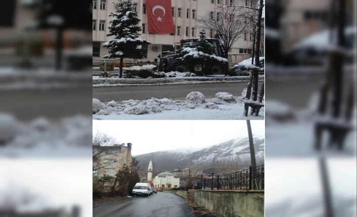 Hakkari’de iki mevsim bir arada
