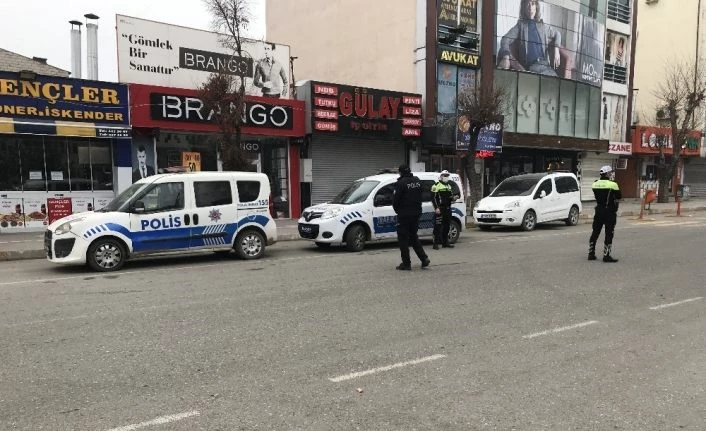 Iğdır’da sokağa çıkma kısıtlamasında denetimler devam ediyor