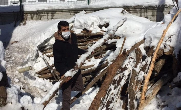 Karlıova’da kış, yaşam şartlarını olumsuz etkiliyor