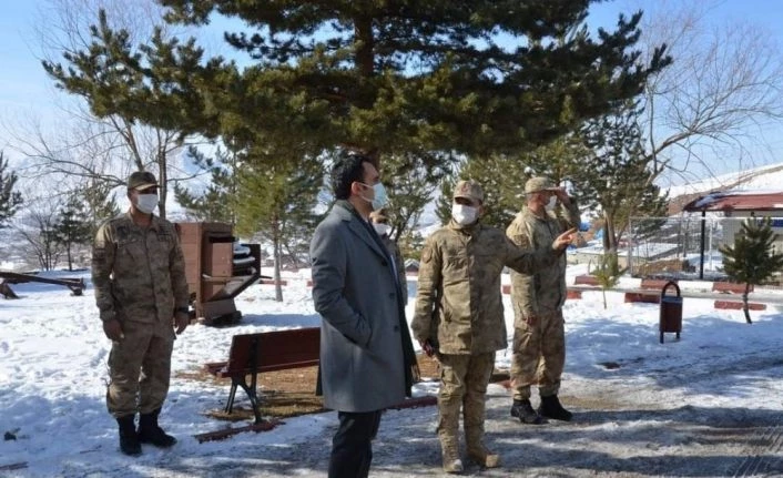 Kaymakam Çelik’ten karakol ziyareti