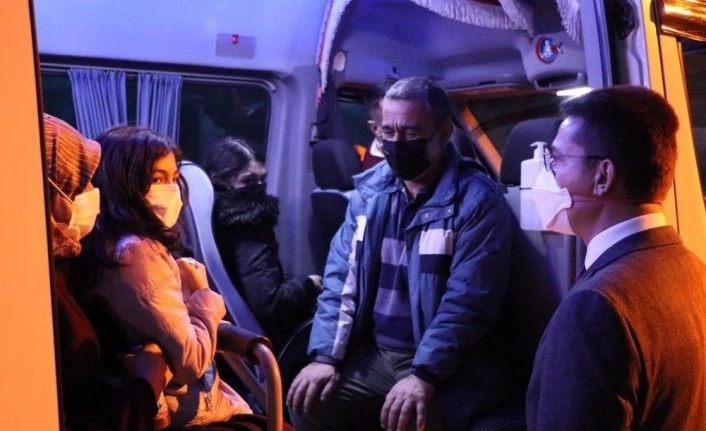 Kaymakam Kaptanoğlu, jandarma kontrol uygulama noktasını ziyaret etti