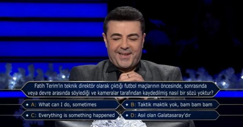 Milyoner'de ünlü şarkıcıya sorulan 60 bin TL değerindeki futbol sorusu geceye damga vurdu
