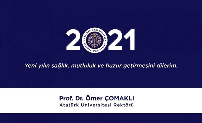 Rektör Çomaklı’dan yeni yıl mesajı
