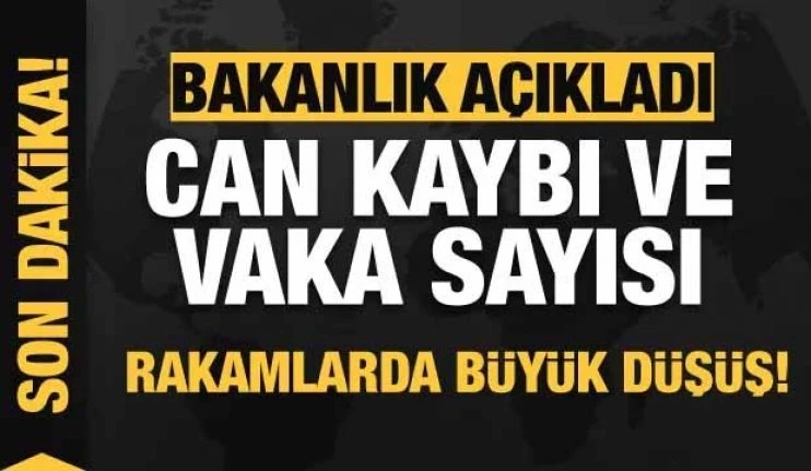 Sağlık Bakanlığı: Türkiye'de koronavirüs nedeniyle can kaybı 20,881’e yükseldi 01 Ocak 2021