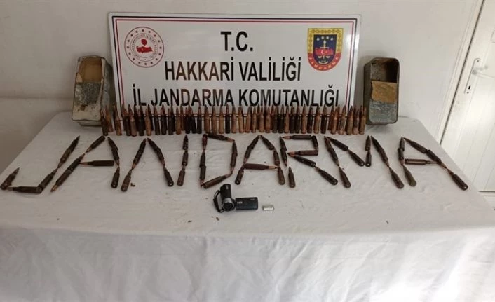 Şemdinli’de mühimmat ele geçirildi