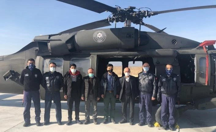 Taburcu olan Kazım Amca’dan pilotlara ziyaret