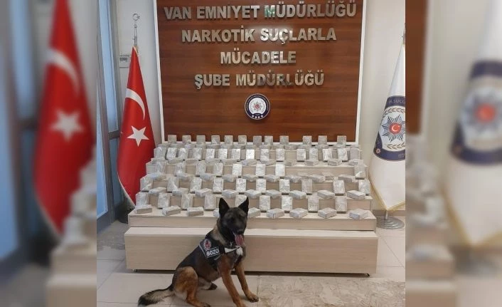 Van’da güvenlik güçleri 2020 yılında 7 ton 897 kilo uyuşturucu ele geçirdi