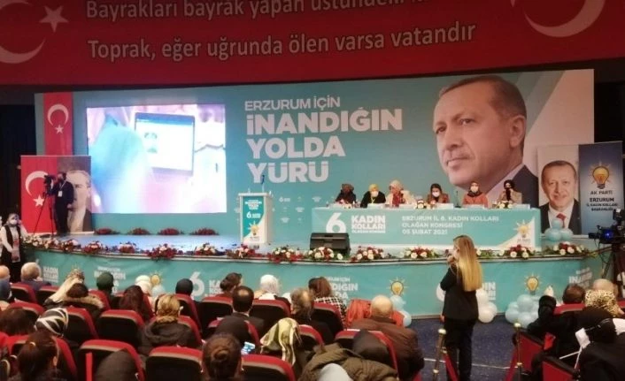 AK Parti Erzurum Kadın Kolları 6. Olağan Kongresi yapıldı