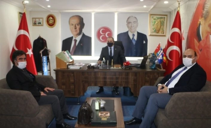 Aziziye Belediye Başkanı Orhan’dan MHP İl Başkanlığı’na ziyaret