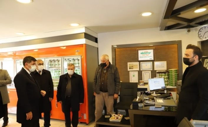 Başkan Aksun’dan esnaf ziyareti