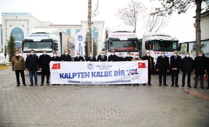 Battalgazi’den İdlib’e dost eli uzatıldı