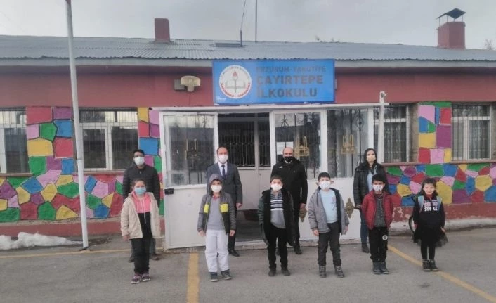 Erzurum’da köy okulları yüz yüze eğitime başladı