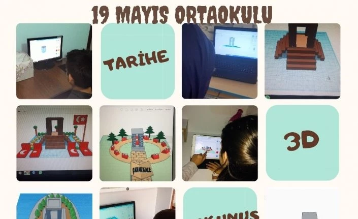 Öğrencilerden “Tarihe 3D dokunuş” projesi