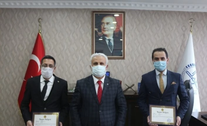 PARDUS’un kullanımı noktasında katkı sağlayan personellere “Başarı Belgesi”
