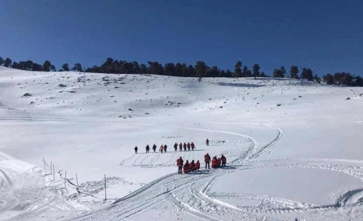Sarıkamış’ta çığ tatbikatı gerçeğini aratmadı