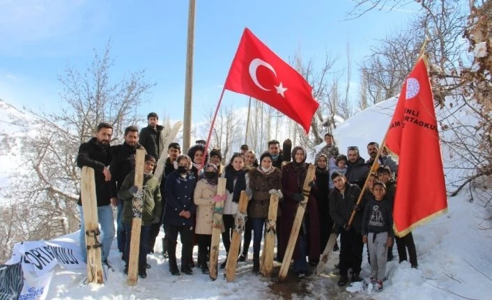 Şemdinli usulü kayağa büyük ilgi