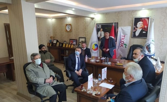 TKDK Pasinler esnafına desteklemeler hakkında bilgi verdi